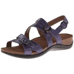Dansko Jameson Sporty Trail Sandals Strappy Buckle Leather Purple EU 40 US 9